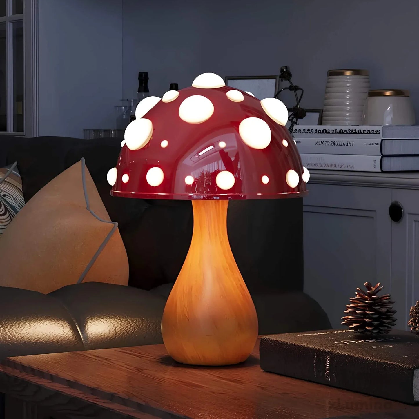 MysticShroom - Betoverende lamp van Amanita-paddenstoel