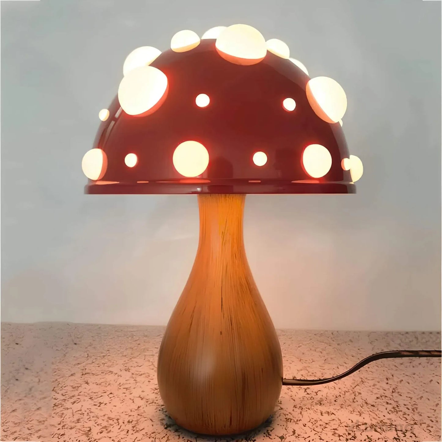 MysticShroom - Betoverende lamp van Amanita-paddenstoel