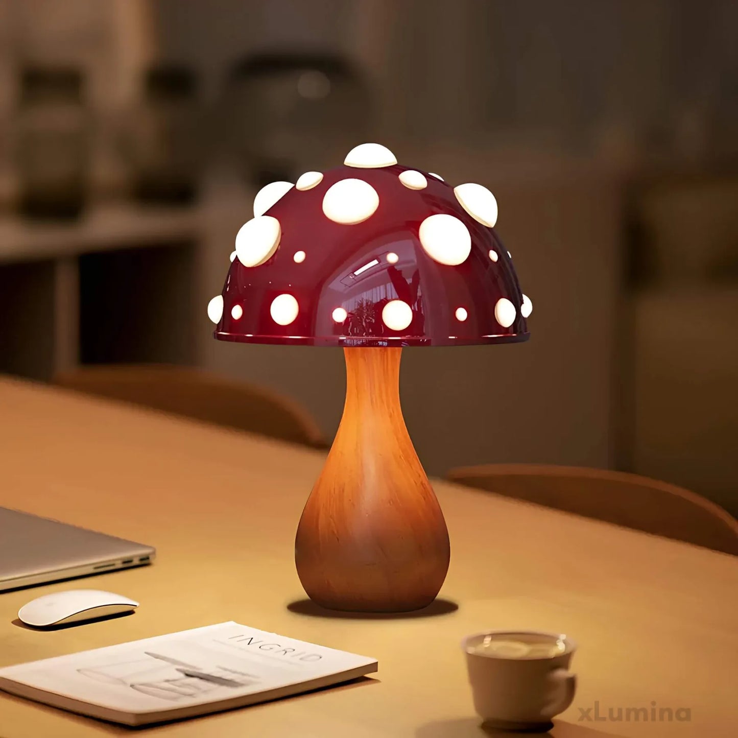 MysticShroom - Betoverende lamp van Amanita-paddenstoel