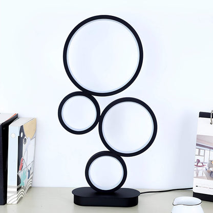 LumiHoop | Stijlvolle tafellamp met modern ontwerp en ronde voet