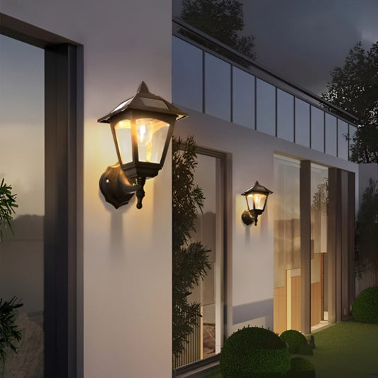 1+1 GRATIS Klassieke Draadloze Zonne-energie Wandlamp