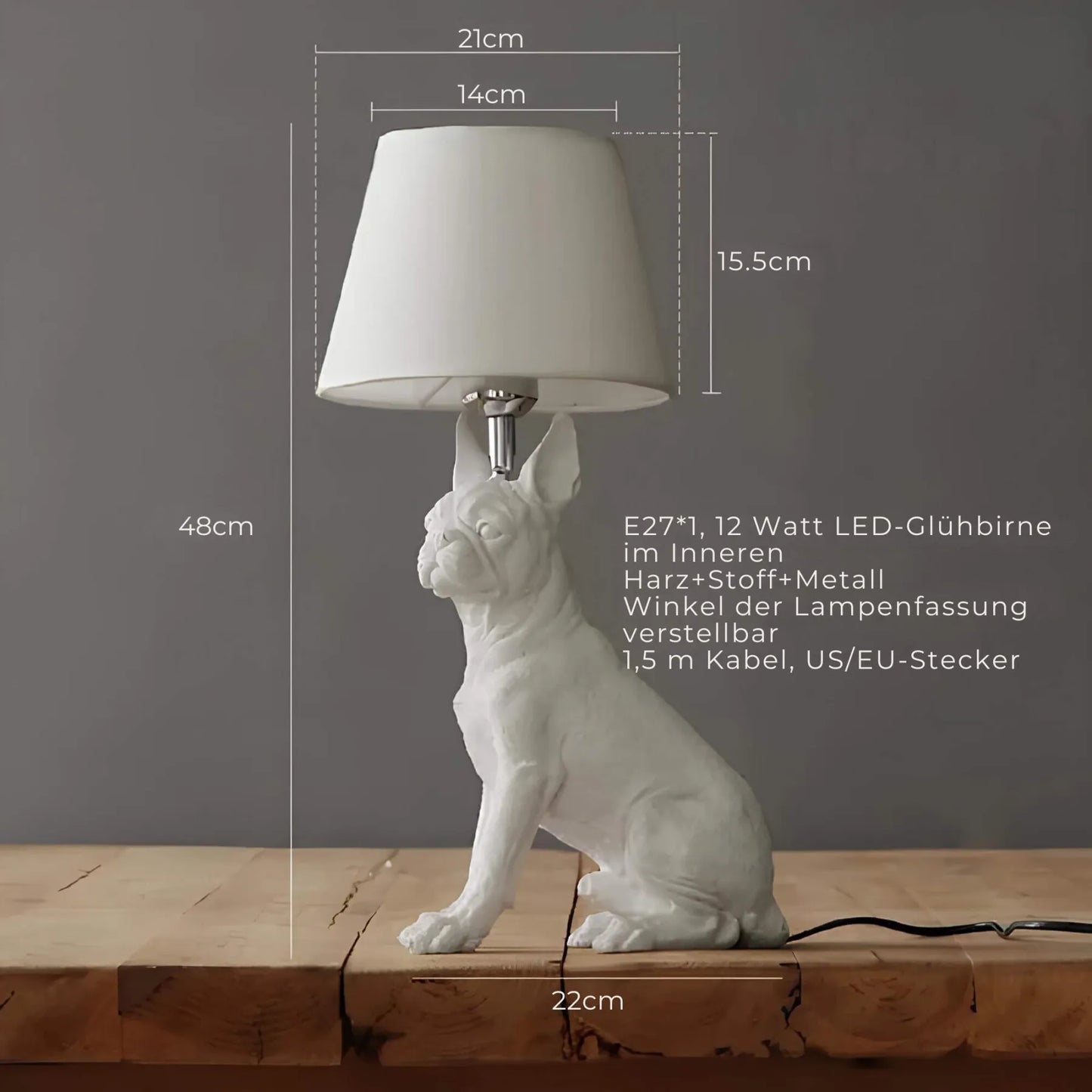 Pupart Puppy - Art Deco tafellamp