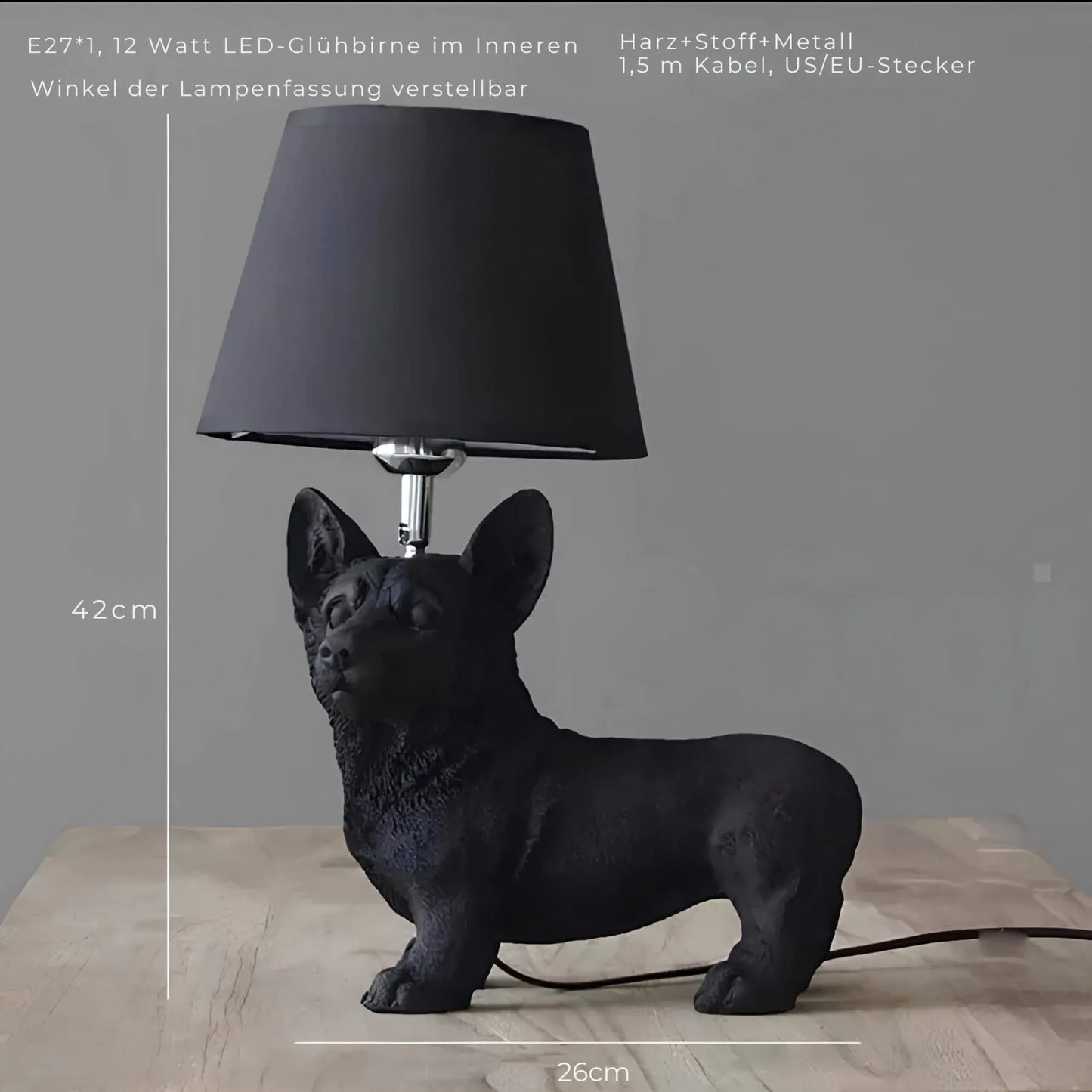 Pupart Puppy - Art Deco tafellamp