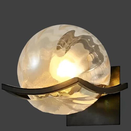 Moderne LED wandlamp glas