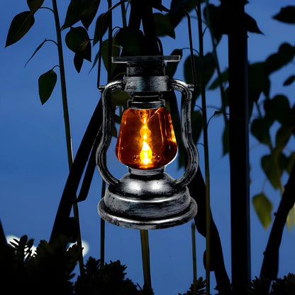 Rustieke verlichting - Retro tafellamp met paraffine