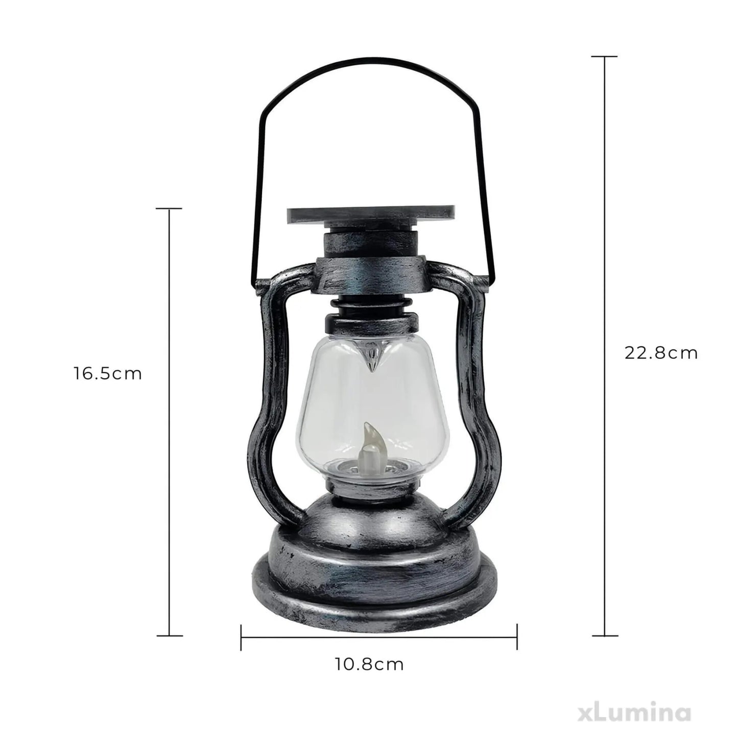 Rustieke verlichting - Retro tafellamp met paraffine