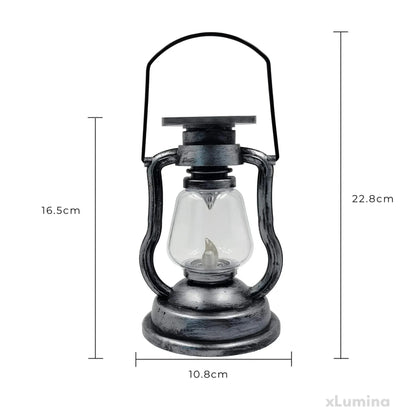 Rustieke verlichting - Retro tafellamp met paraffine
