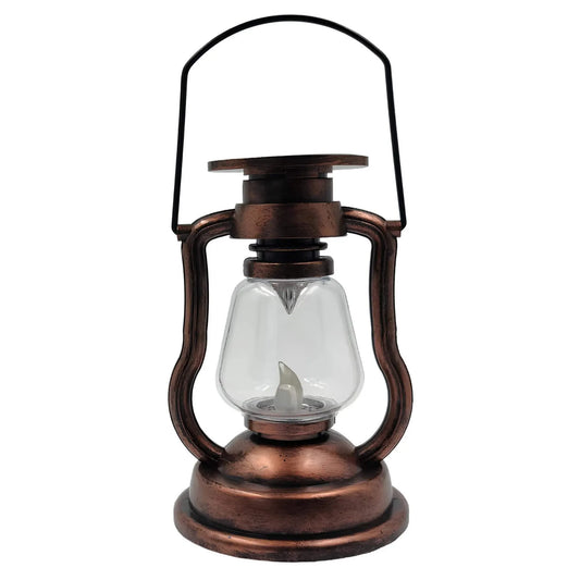 Rustieke verlichting - Retro tafellamp met paraffine