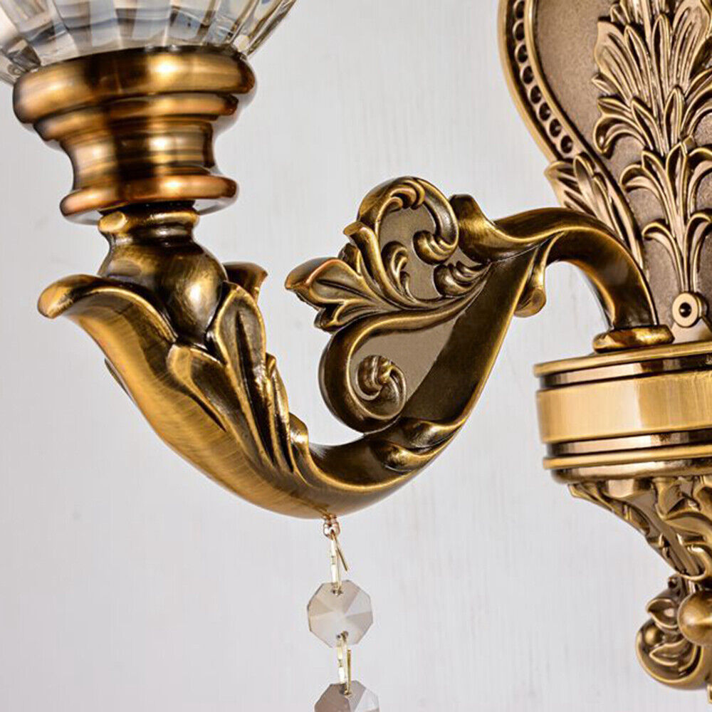LumiHeritage | Elegante vintage gouden wandlamp