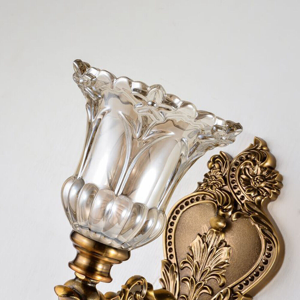 LumiHeritage | Elegante vintage gouden wandlamp