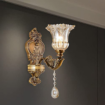 LumiHeritage | Elegante vintage gouden wandlamp