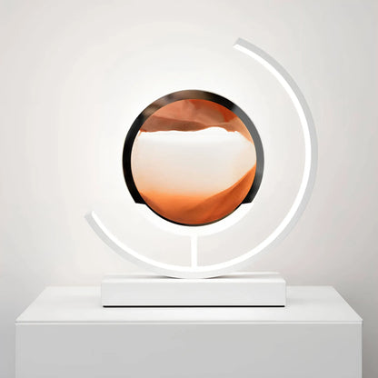 Sands of Time Minimalistische tafellamp - Beweegbaar zandkunstwerk