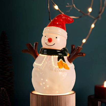 Sneeuwpop kerstdecoratie - Binnenverlichting