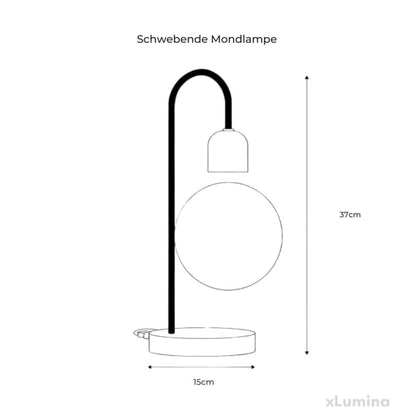 Zwevende LED maanlamp - Minimalistische tafellamp
