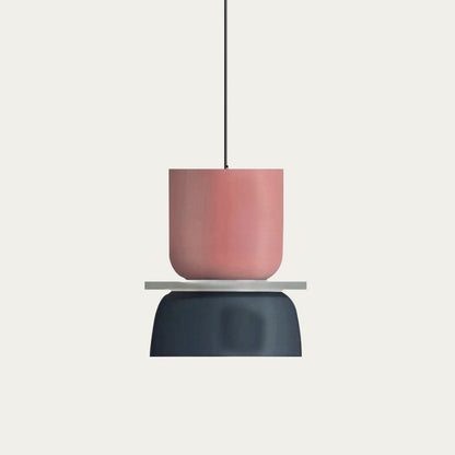 Dulcy Scandinavische hanglamp met kleurblok