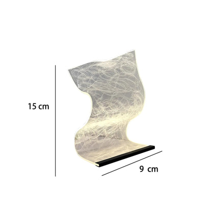 Slanke acryl- Acryl Led Tafellamp