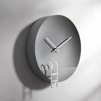 Novaris | Moderne Cement-Wandklok Grijs