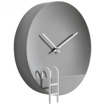 Novaris | Moderne Cement-Wandklok Grijs
