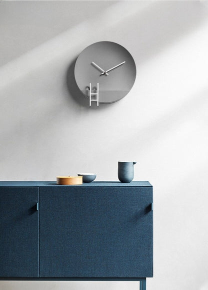 Novaris | Moderne Cement-Wandklok Grijs