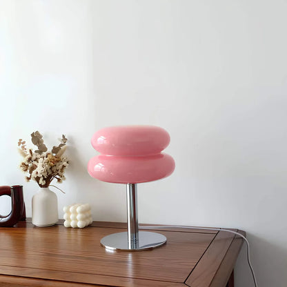 SweetGlow - Macaron glazen tafellamp