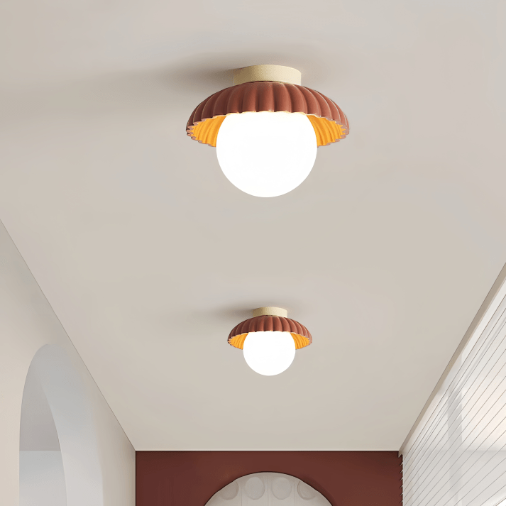 IJzeren hal plafondlamp