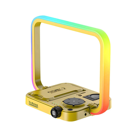 TechGlow - 3-in-1 draadloze oplader & RGB tafellamp
