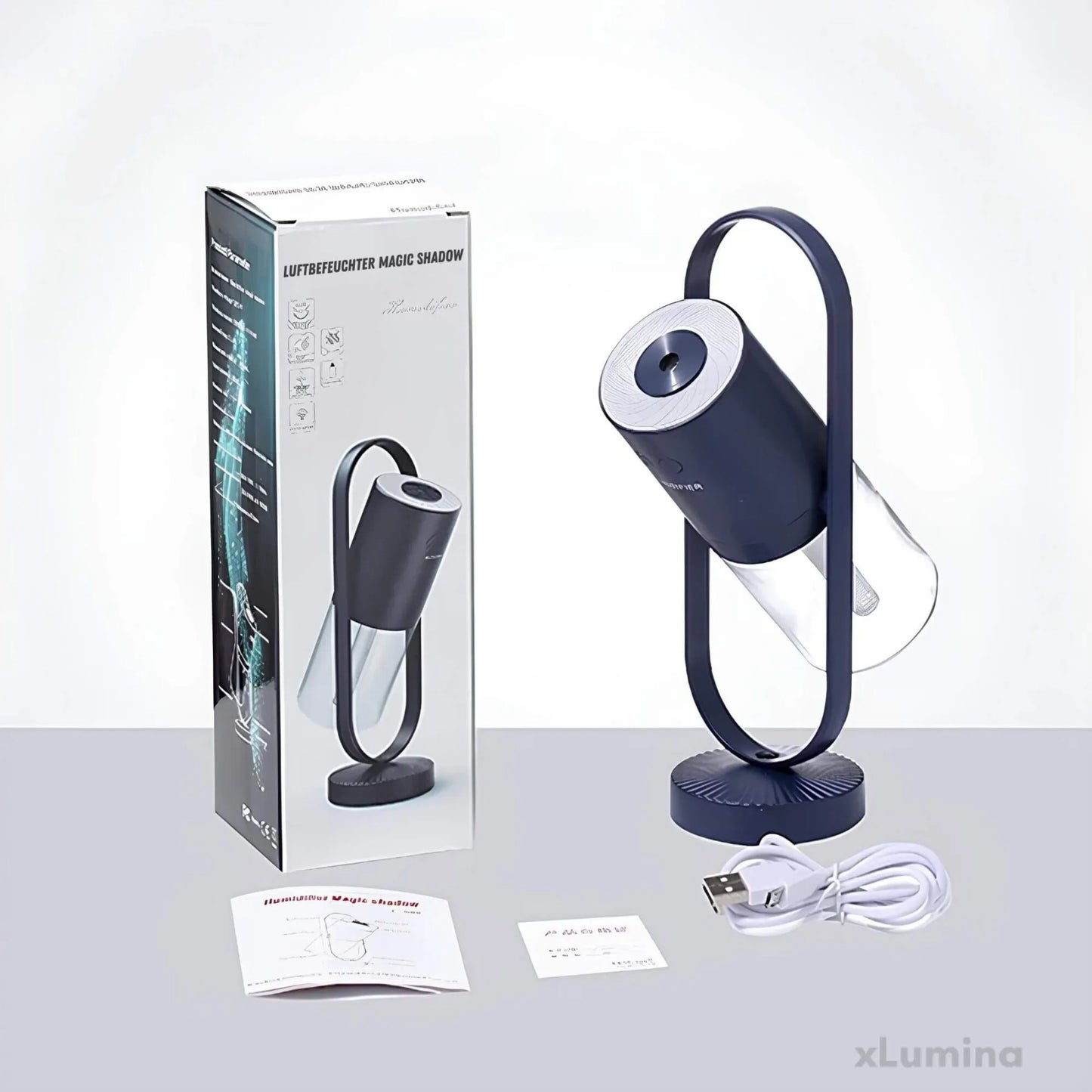 USB LED nachtlampje - 360° draaibare tafellamp
