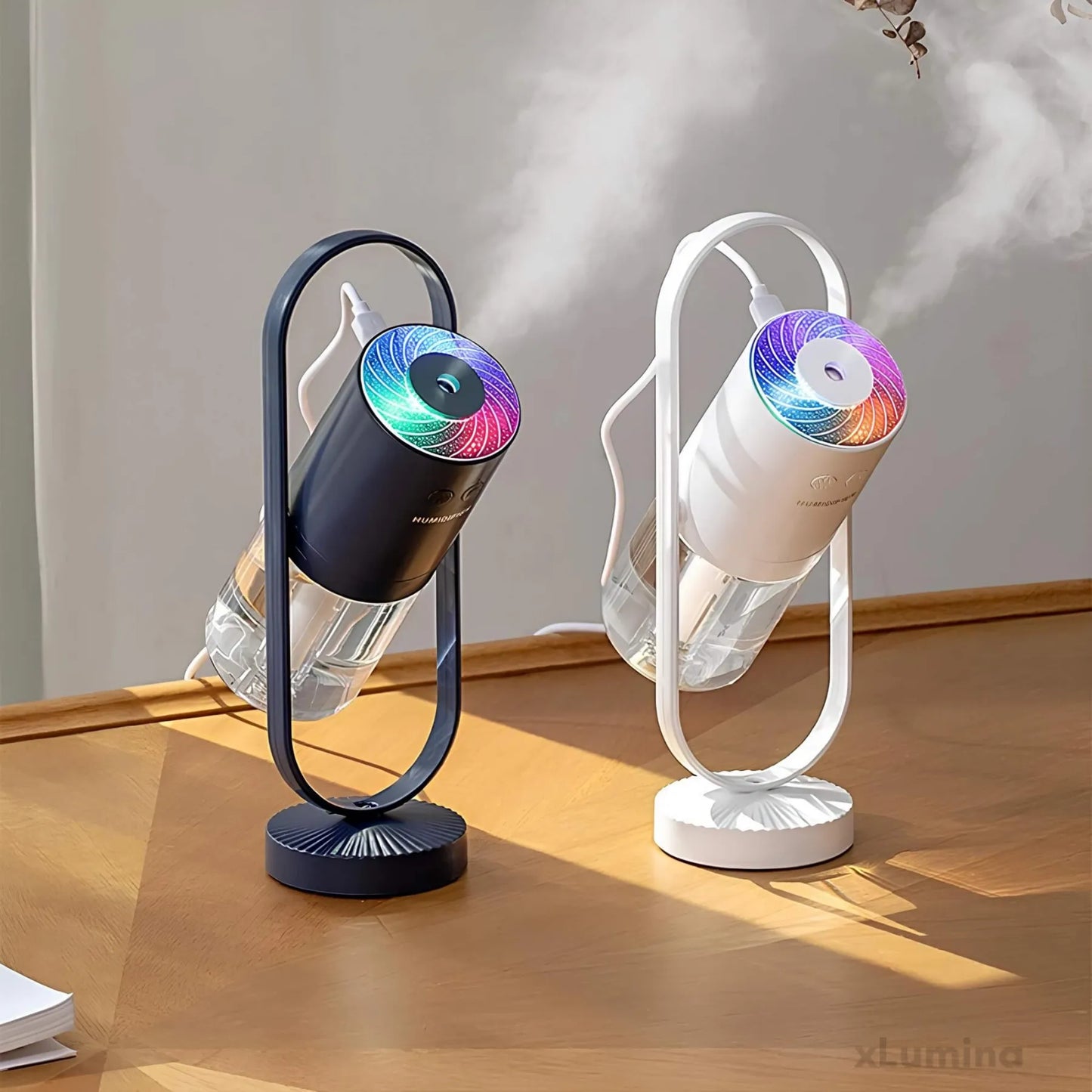 USB LED nachtlampje - 360° draaibare tafellamp