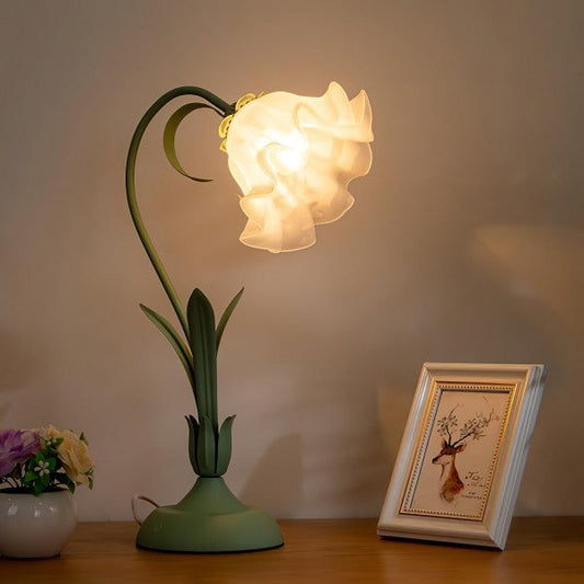 BlumenLampe Vintage Tafellamp | Verstelbare Bloem Lamp in Retro Design voor Woonkamer & Slaapkamer