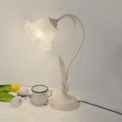 BlumenLampe Vintage Tafellamp | Verstelbare Bloem Lamp in Retro Design voor Woonkamer & Slaapkamer