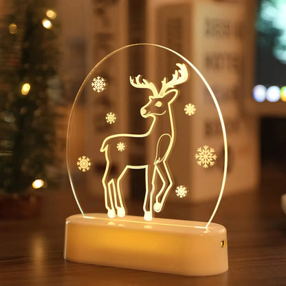 LED kerstverlichting - Kerstman sneeuwpop