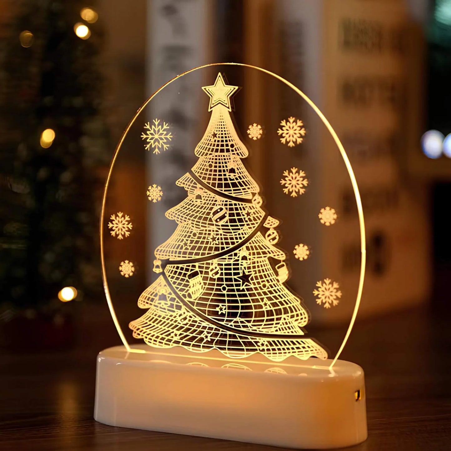 LED kerstverlichting - Kerstman sneeuwpop