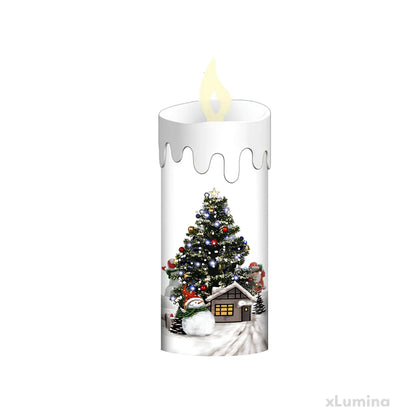 Kerstboom lamp - Sneeuwpop tafellamp