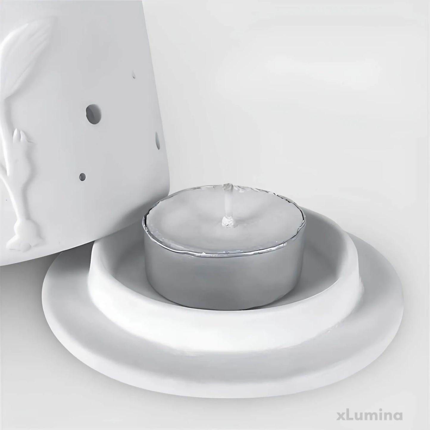 Kerstverlichting - Handgemaakte keramische lamp met LED