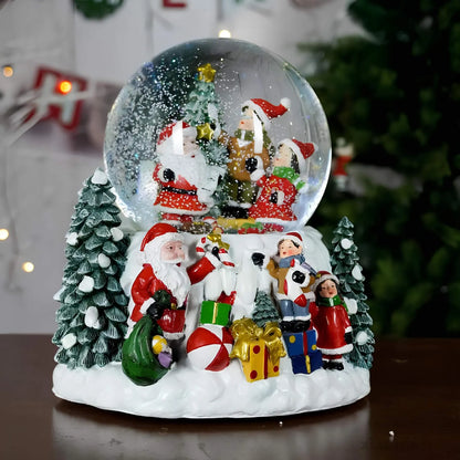 Kerstdecoratie - Sneeuwbol met LED verlichting