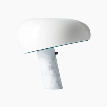 SnoopyLamp | Elegante tafellamp van metaal, glas en marmer