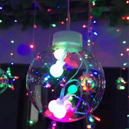 LED Feeën tuinlampjes met Gloeibollen – Warm Wit of Multicolor – IP44 – 12 Ballen van 8 cm