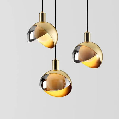 EOS - Elegante Gouden Glazen Hanglamp