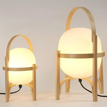 WoodCraft - Moderne houten tafellamp