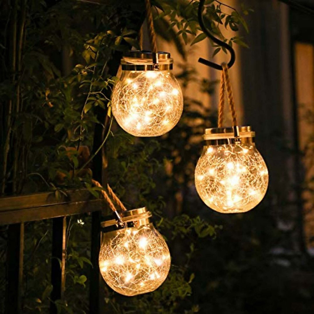 SonnenFunke | Duurzame glazen lamp op zonne-energie