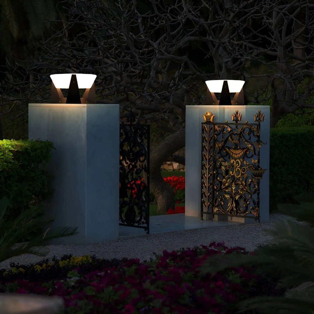 SonnenEnergie | Elegante buitenlamp op zonne-energie met Japans ontwerp